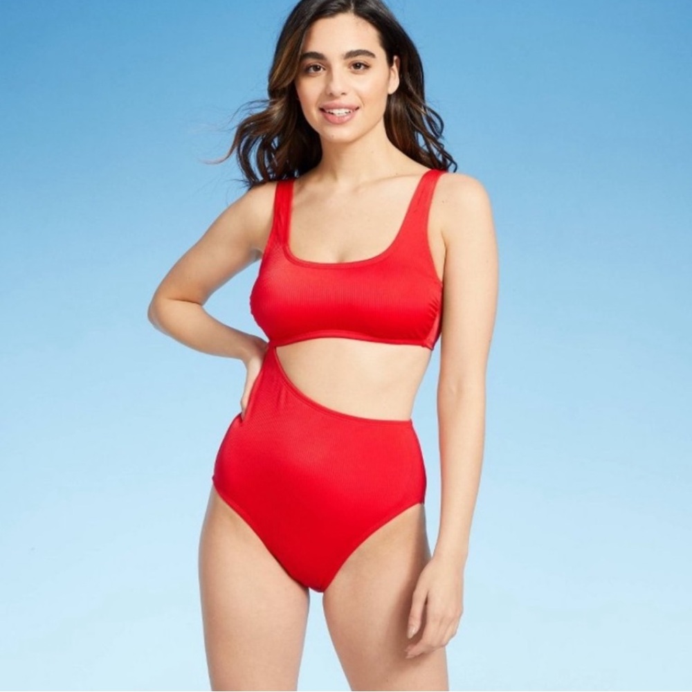 Kona Sol Red Swimsuit